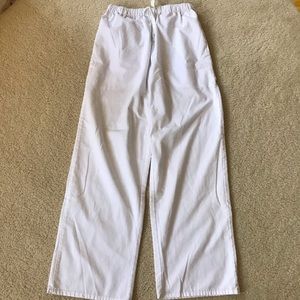 Life Uniform White Scrub Pants Sz XS
